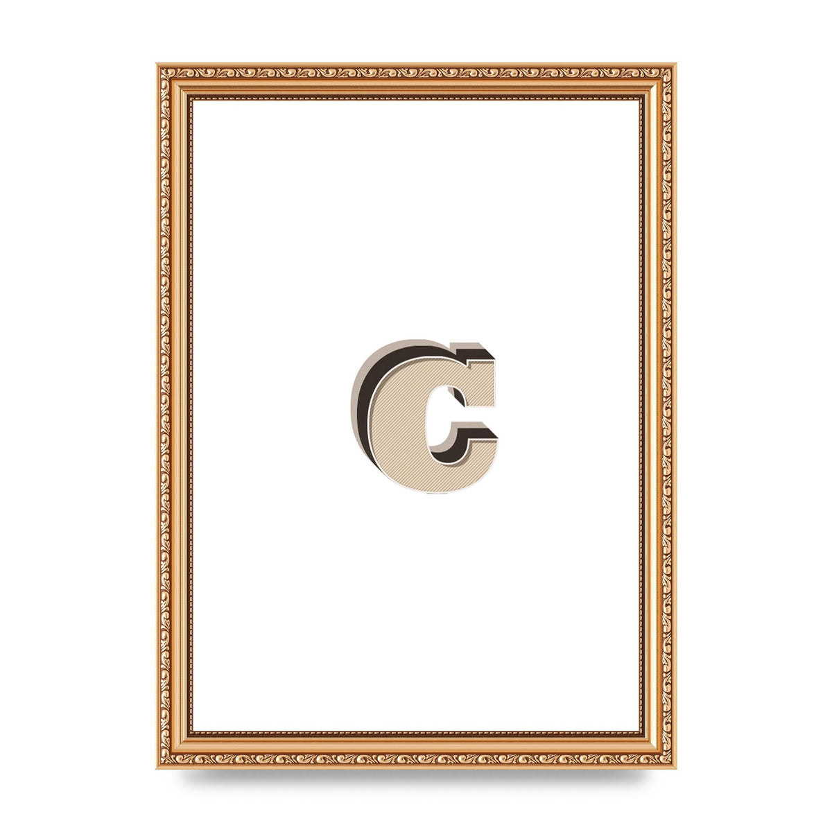 Alphabet Mix Match C" Art For The Home - A4 framed