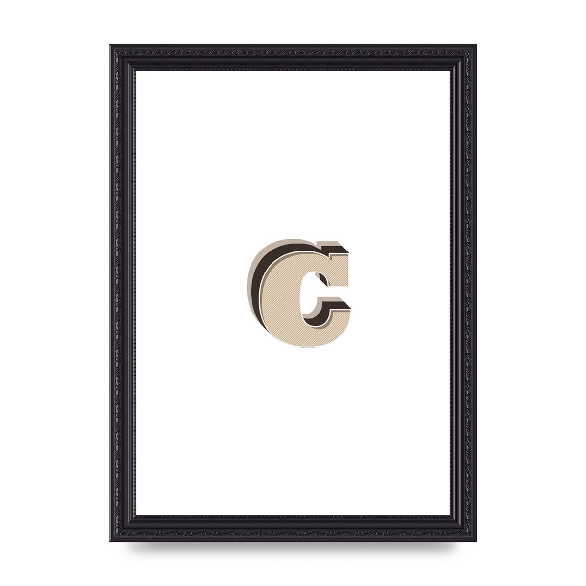 Alphabet Mix Match C" Art For The Home - A4 framed