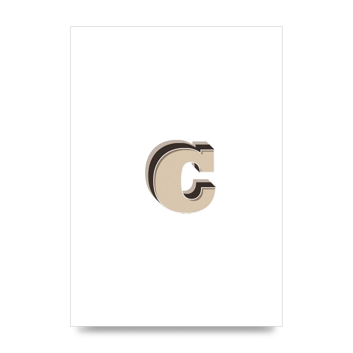 Alphabet Mix Match C" Art For The Home - unframed print