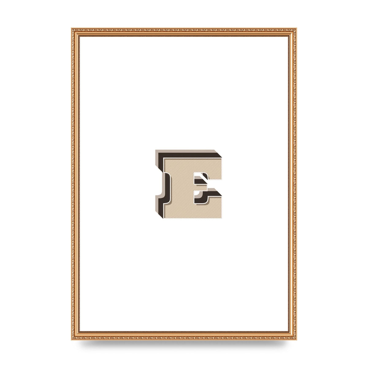 Alphabet Mix Match E" Wall Art - A2 framed