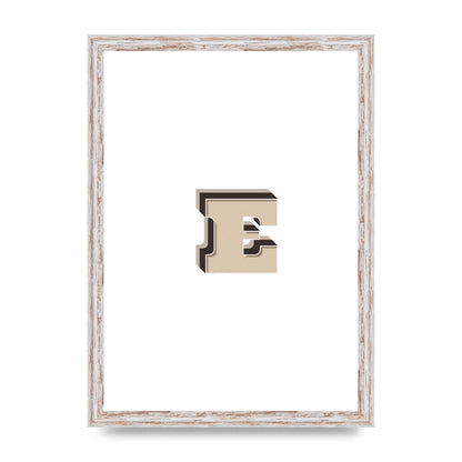 Alphabet Mix Match E" Wall Art - A3 framed
