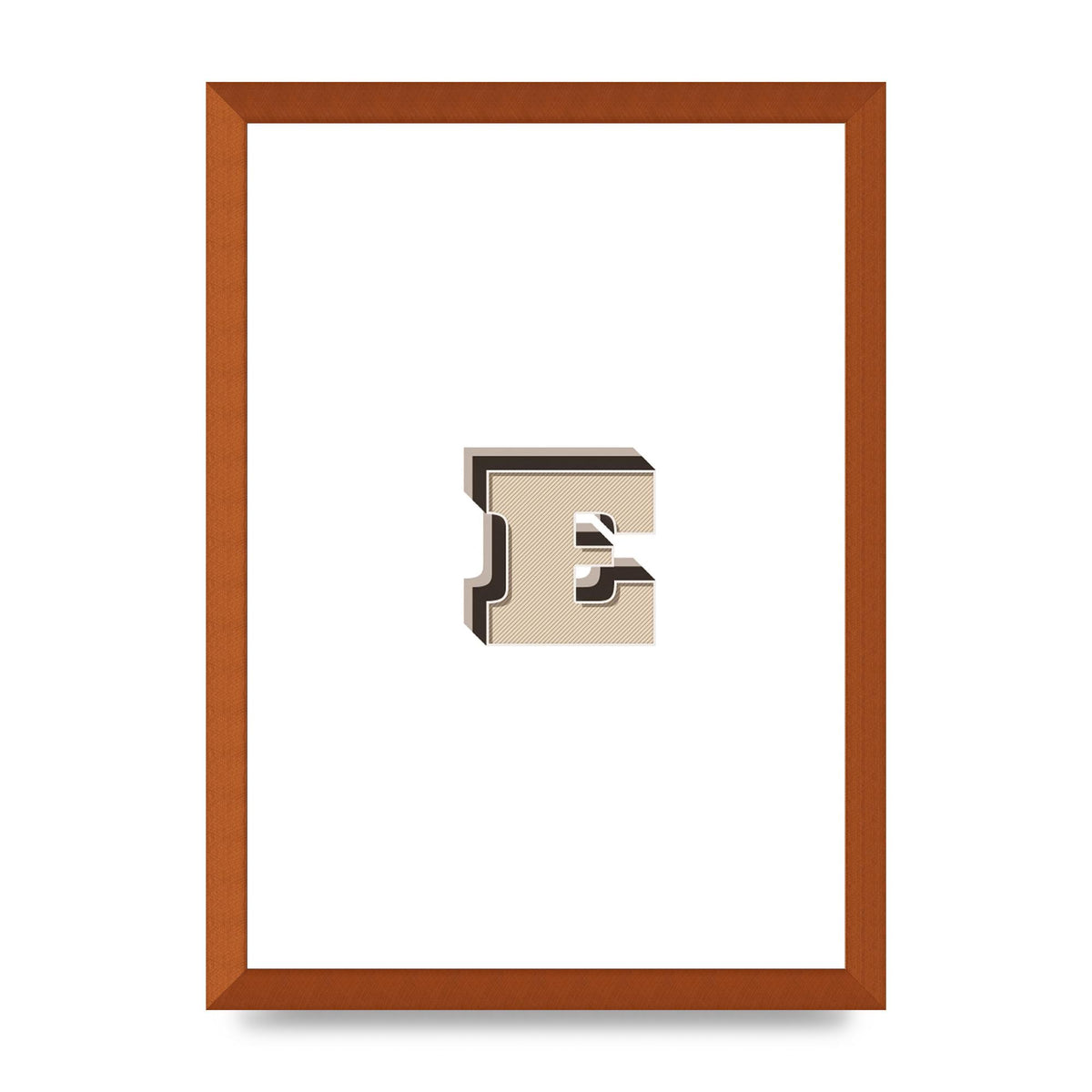 Alphabet Mix Match E" Wall Art - A3 framed