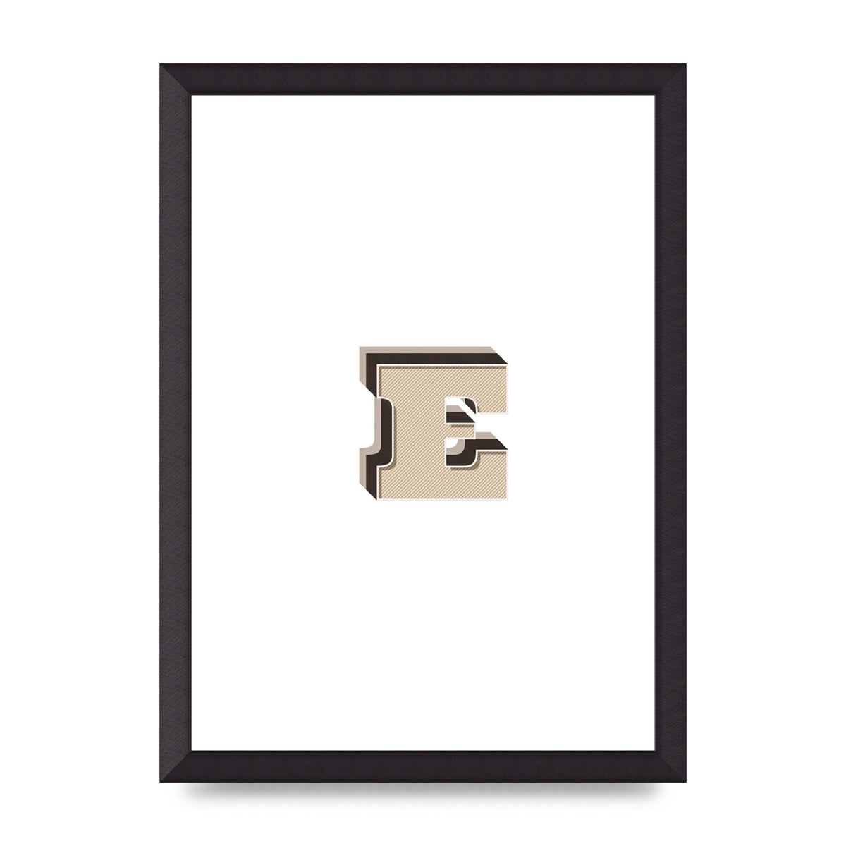 Alphabet Mix Match E" Wall Art - A3 framed