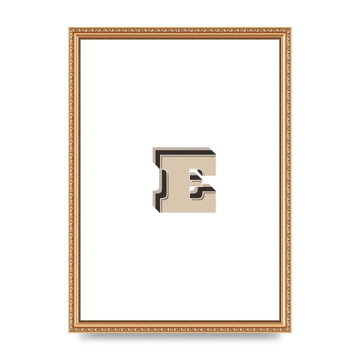 Alphabet Mix Match E" Wall Art - A3 framed