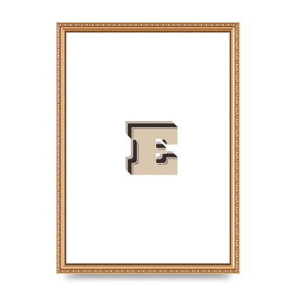 Alphabet Mix Match E" Wall Art - A3 framed