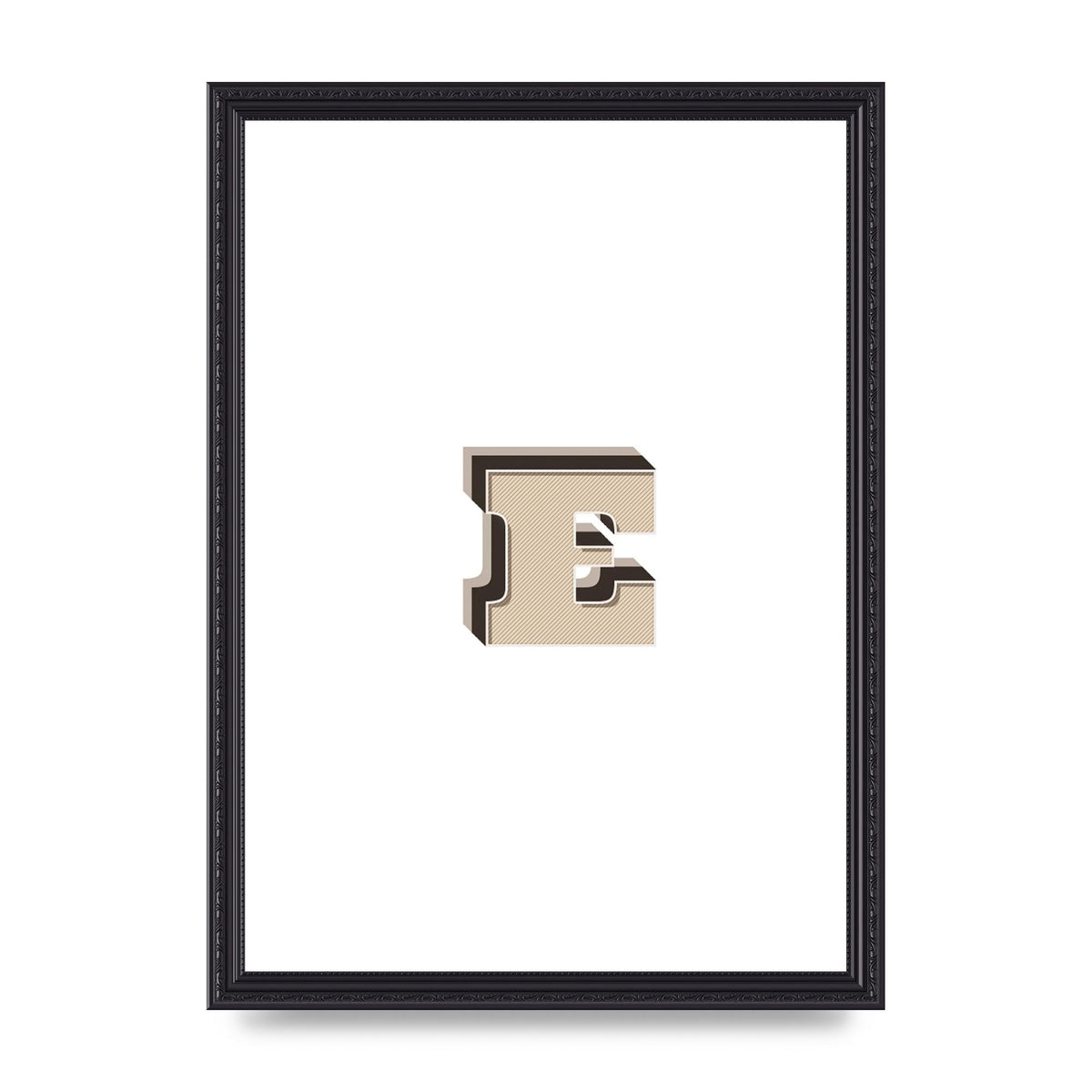 Alphabet Mix Match E" Wall Art - A3 framed