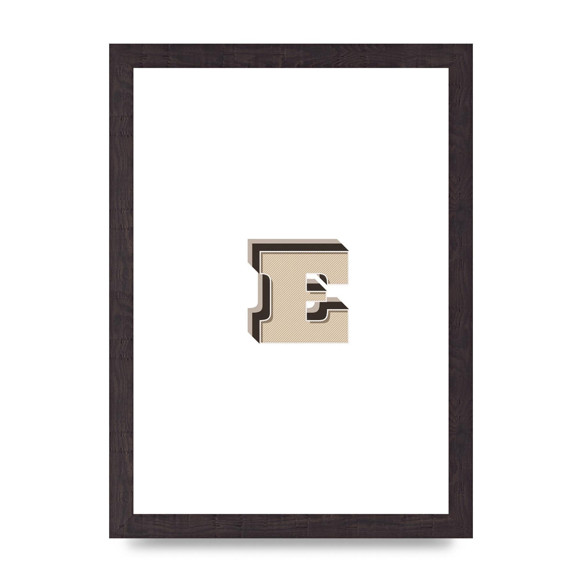 Alphabet Mix Match E" Wall Art - A4 framed