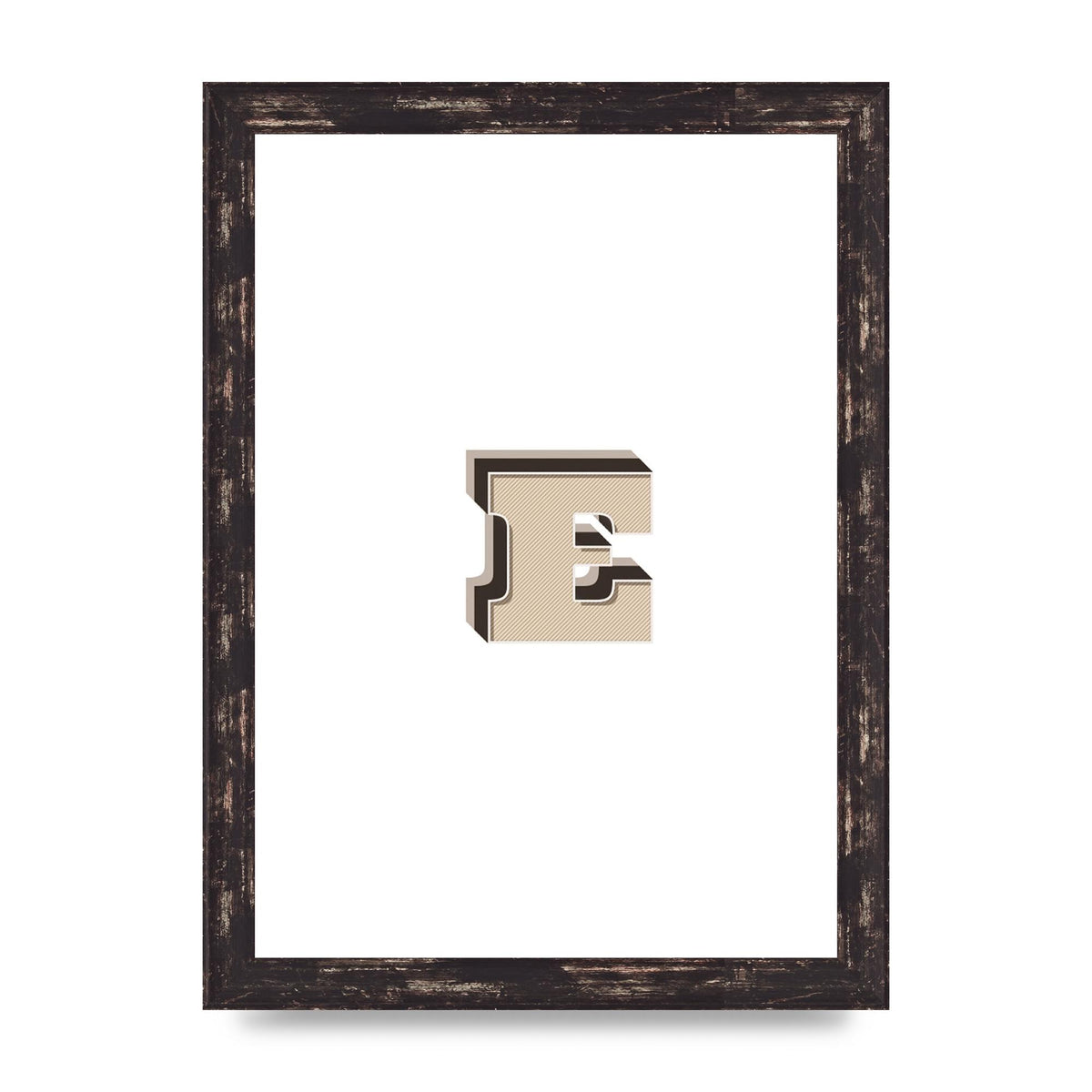 Alphabet Mix Match E" Wall Art - A4 framed