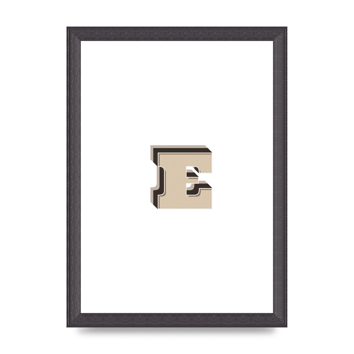 Alphabet Mix Match E" Wall Art - A4 framed