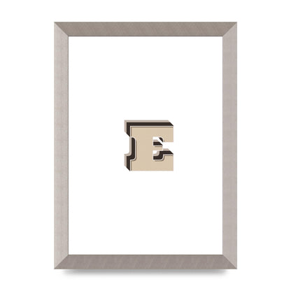 Alphabet Mix Match E" Wall Art - A4 framed