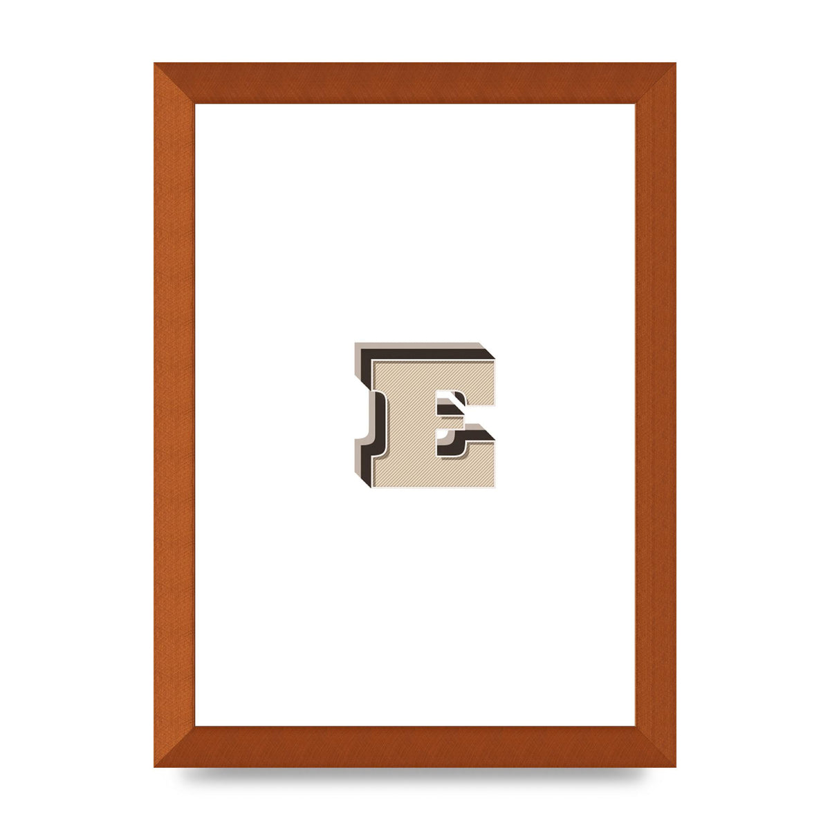 Alphabet Mix Match E" Wall Art - A4 framed