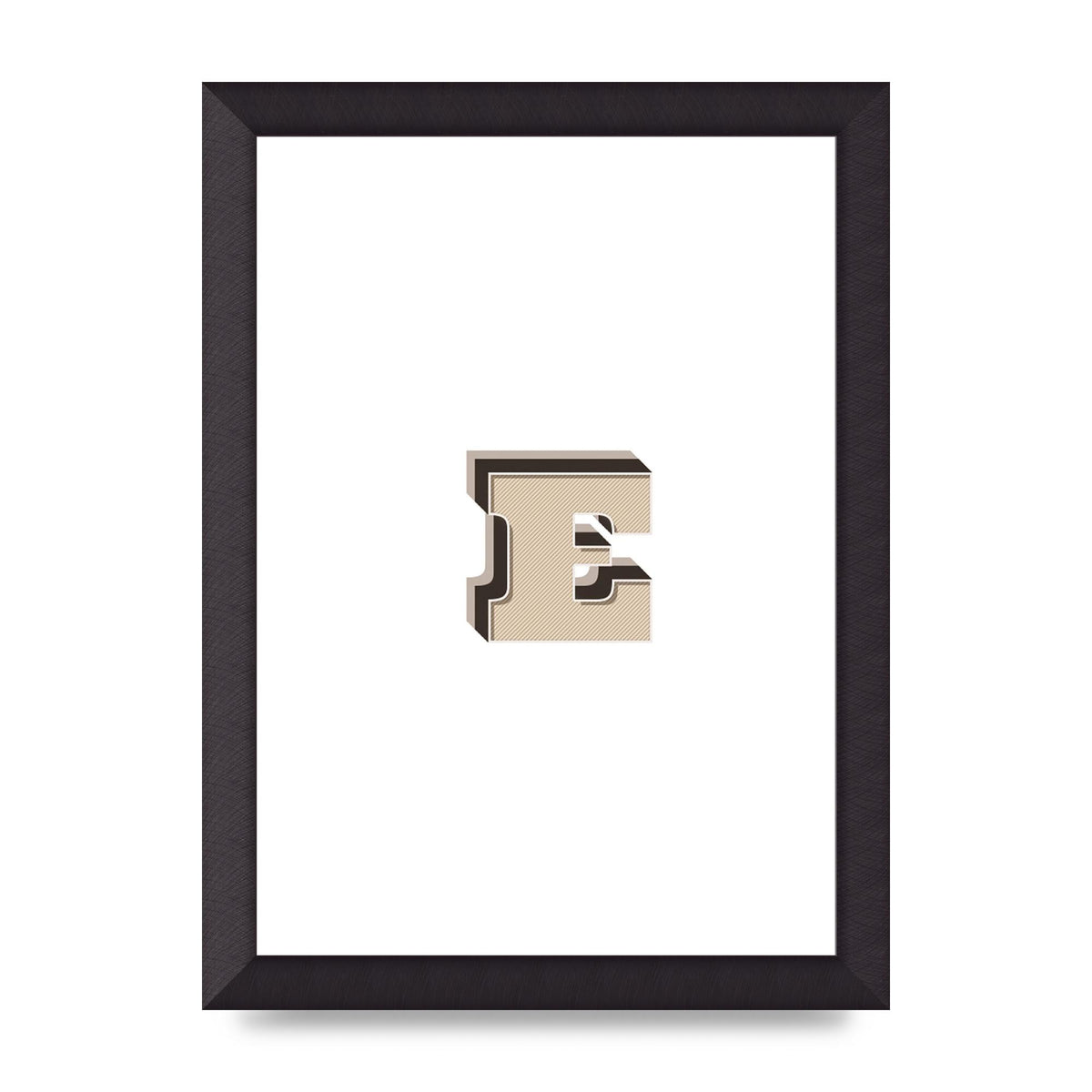 Alphabet Mix Match E" Wall Art - A4 framed