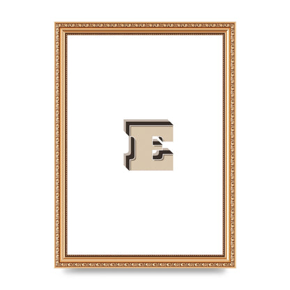 Alphabet Mix Match E" Wall Art - A4 framed