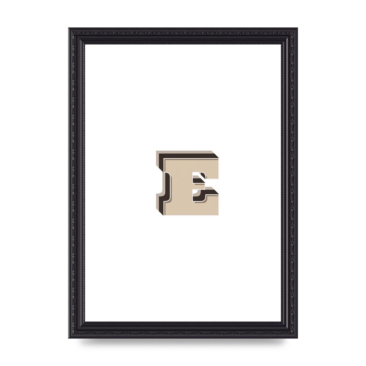Alphabet Mix Match E" Wall Art - A4 framed