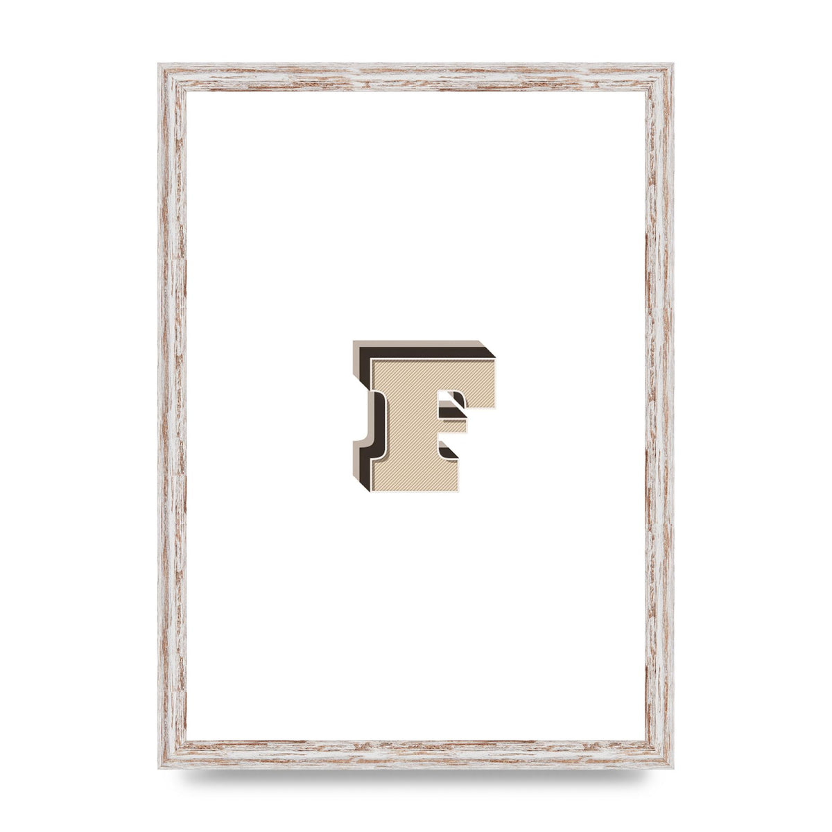 Alphabet Mix Match F" Art For The Home - A3 framed
