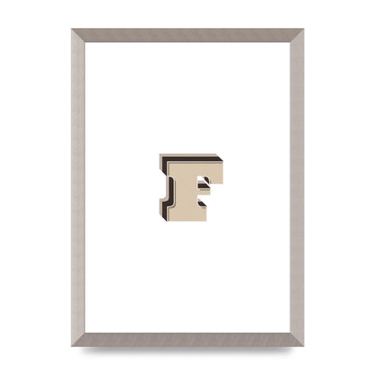 Alphabet Mix Match F" Art For The Home - A3 framed