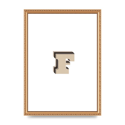 Alphabet Mix Match F" Art For The Home - A3 framed