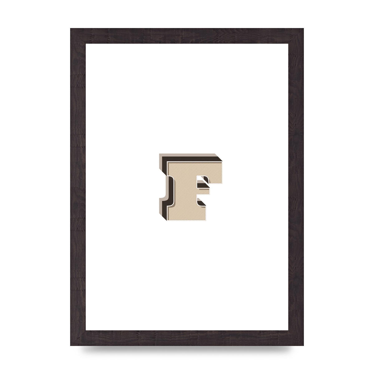 Alphabet Mix Match F" Art For The Home - A4 framed