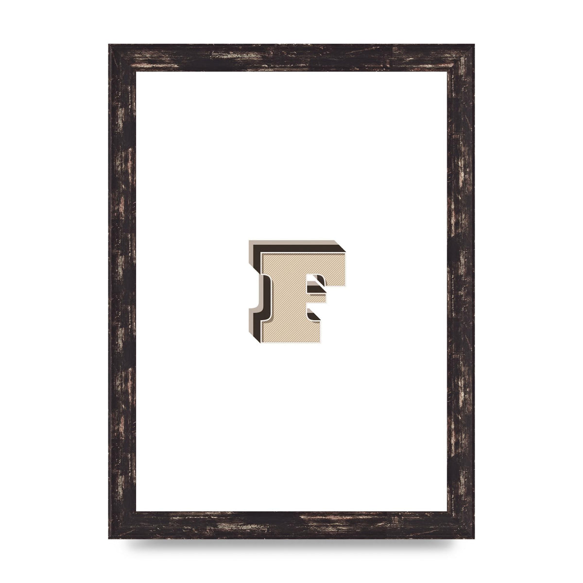 Alphabet Mix Match F" Art For The Home - A4 framed