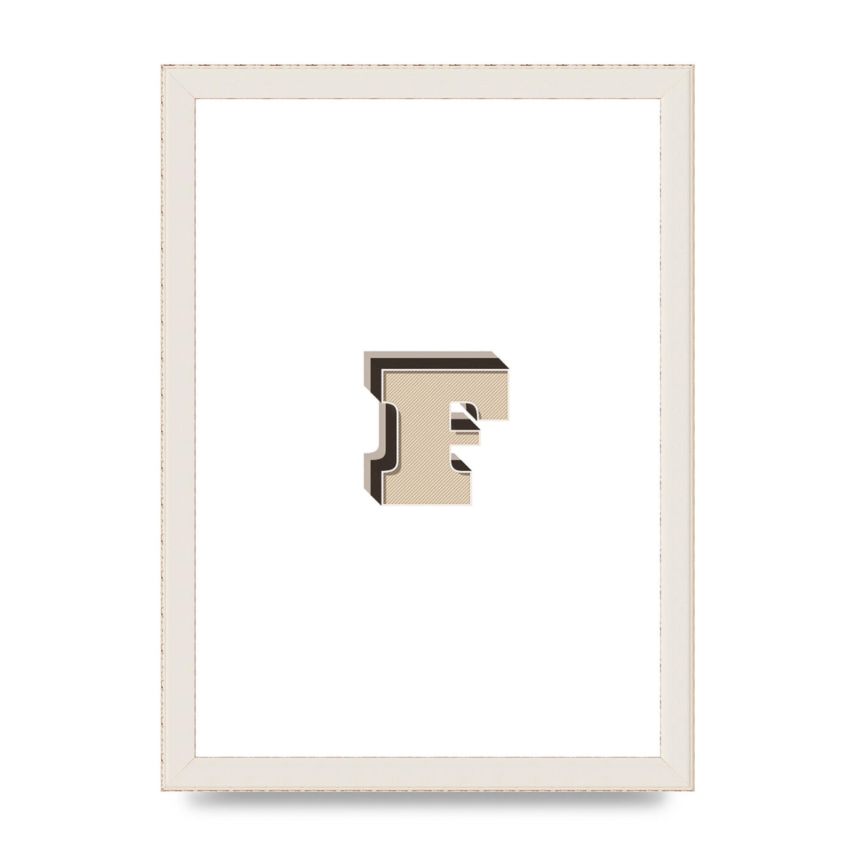 Alphabet Mix Match F" Art For The Home - A4 framed