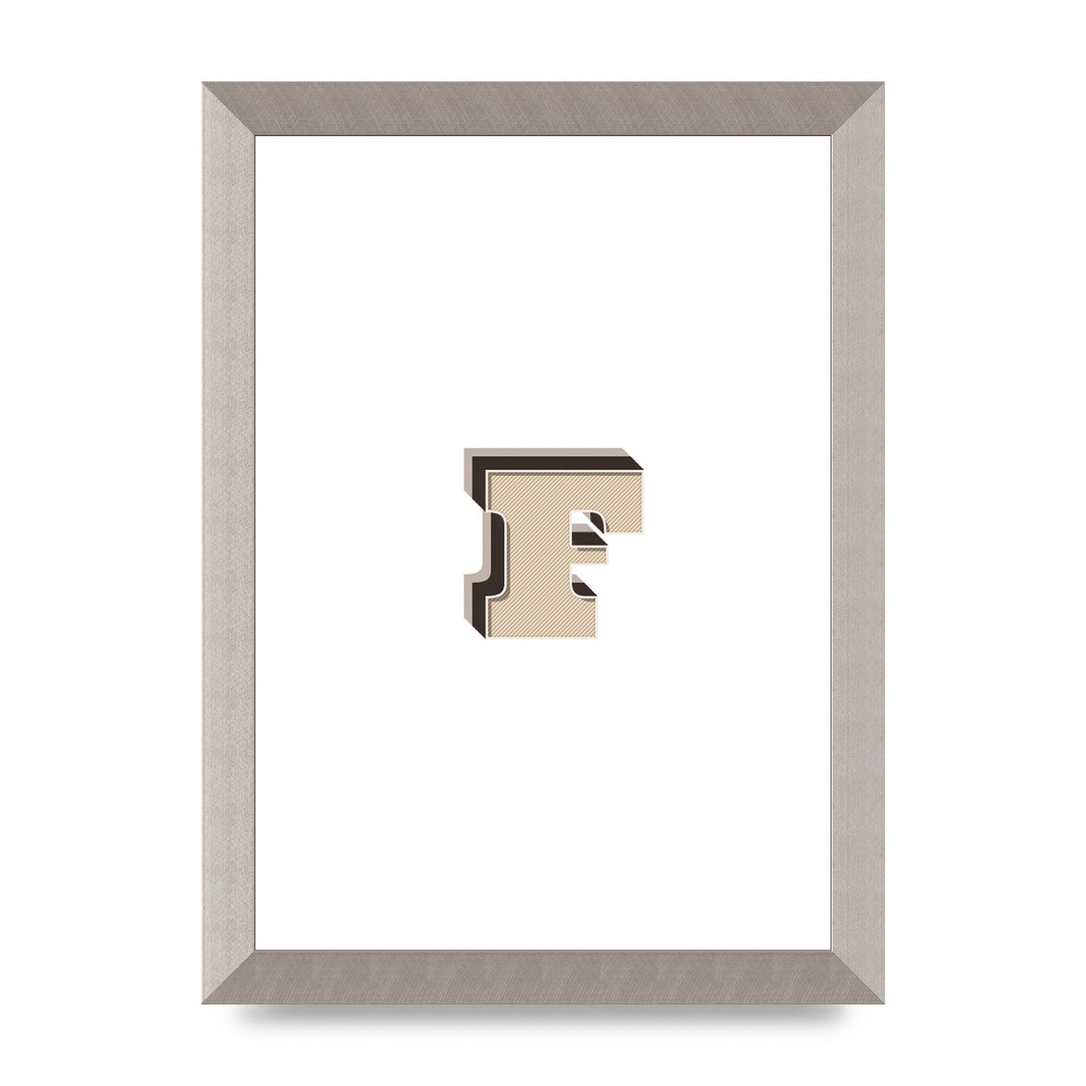 Alphabet Mix Match F" Art For The Home - A4 framed