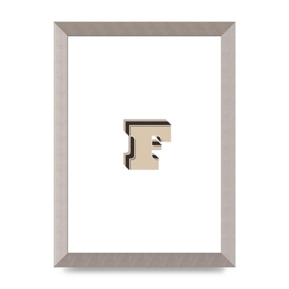 Alphabet Mix Match F" Art For The Home - A4 framed