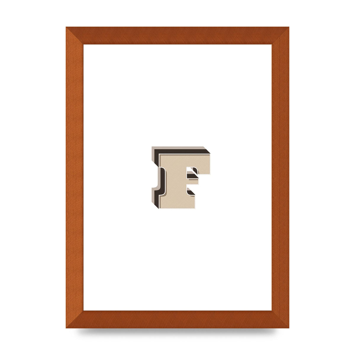 Alphabet Mix Match F" Art For The Home - A4 framed