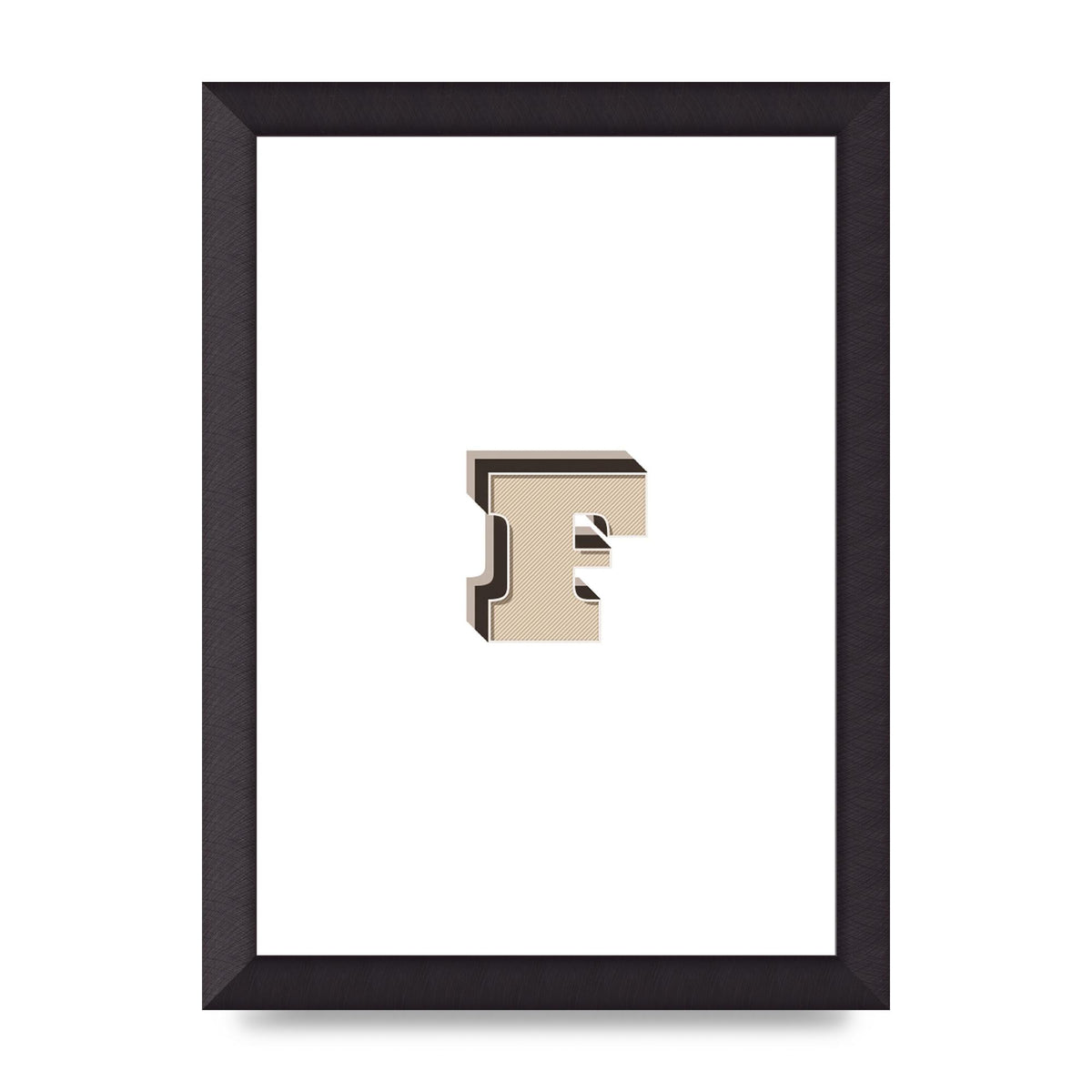 Alphabet Mix Match F" Art For The Home - A4 framed