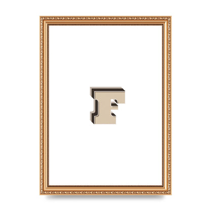 Alphabet Mix Match F" Art For The Home - A4 framed
