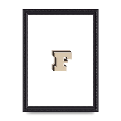 Alphabet Mix Match F" Art For The Home - A4 framed