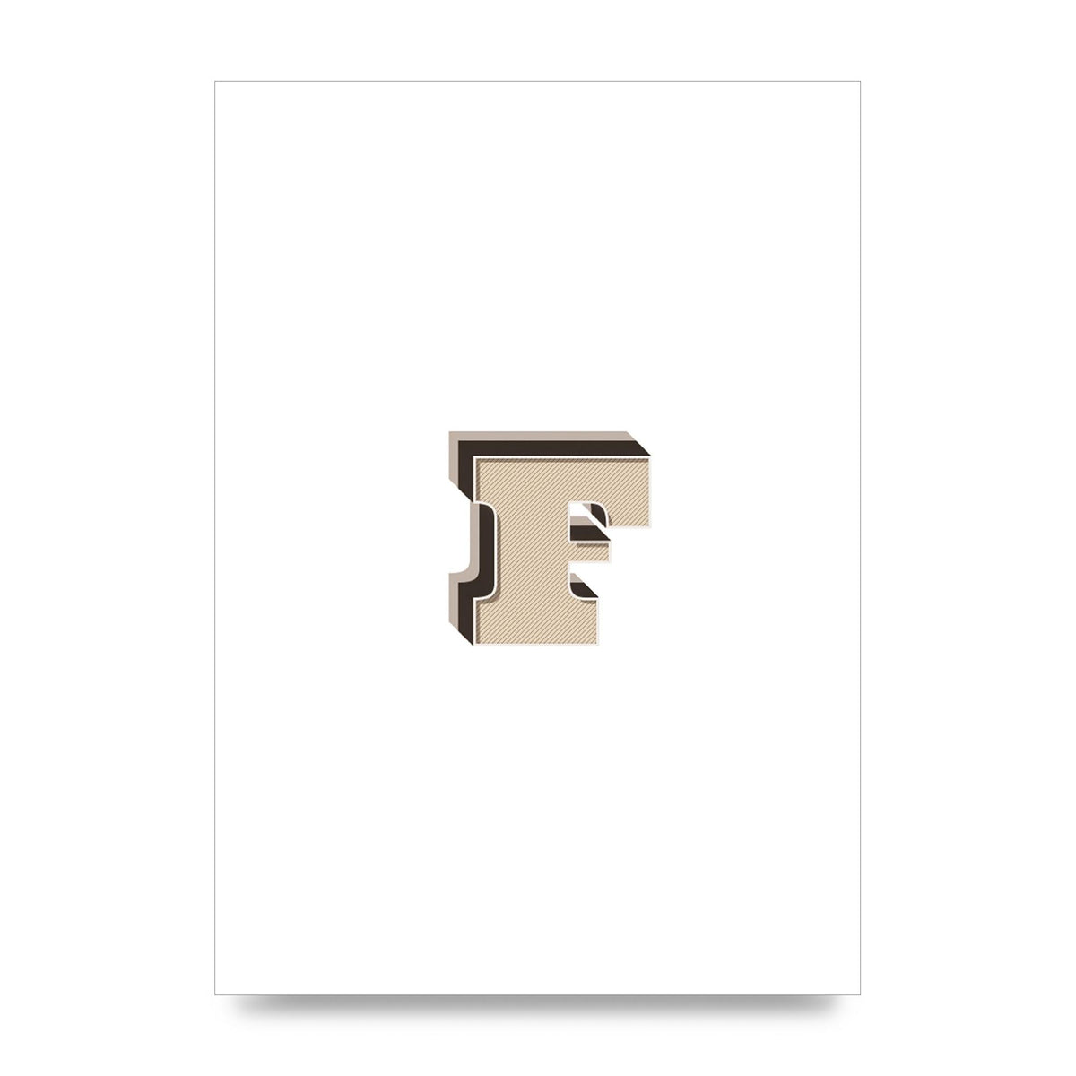 Alphabet Mix Match F" Art For The Home - unframed print