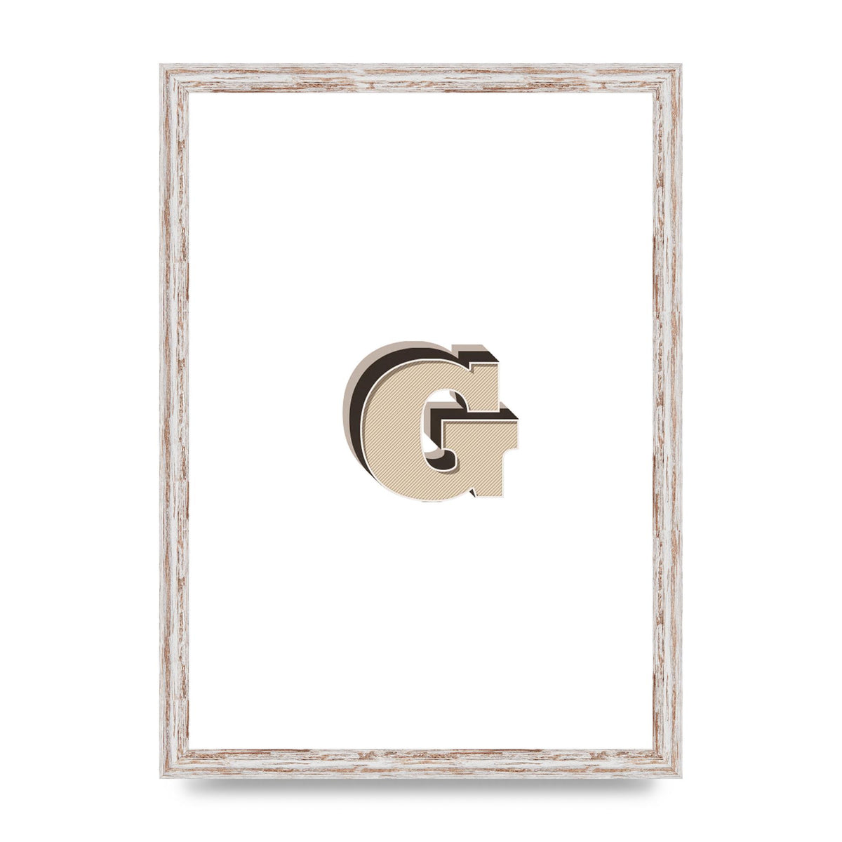 Alphabet Mix Match G" Printed Poster - A3 framed