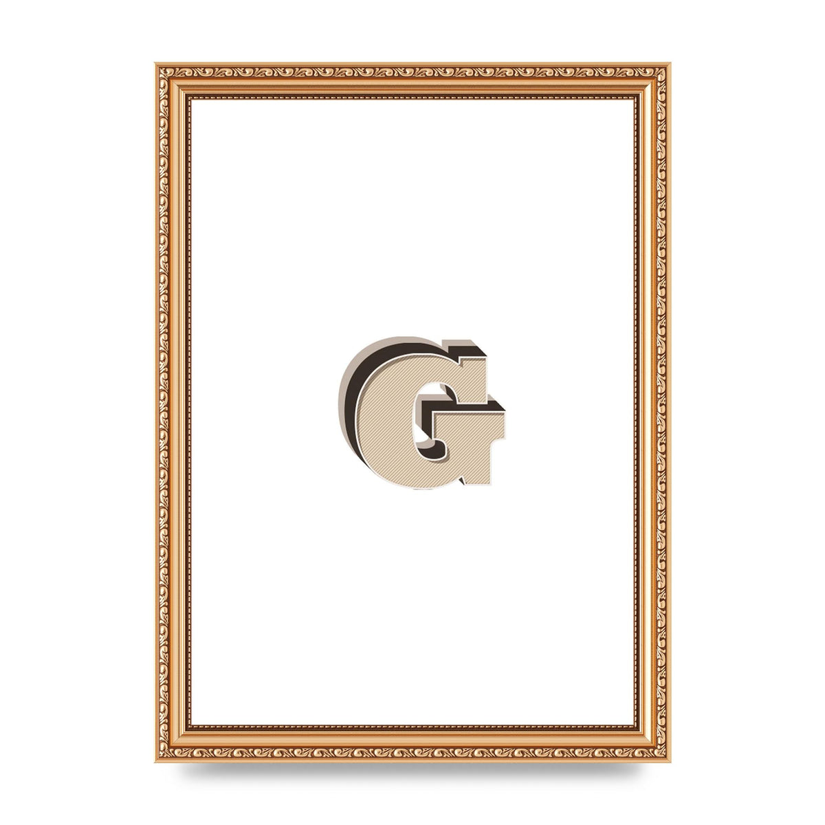 Alphabet Mix Match G" Printed Poster - A4 framed