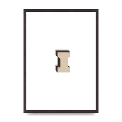 Alphabet Mix Match I" Art For The Home - A2 framed