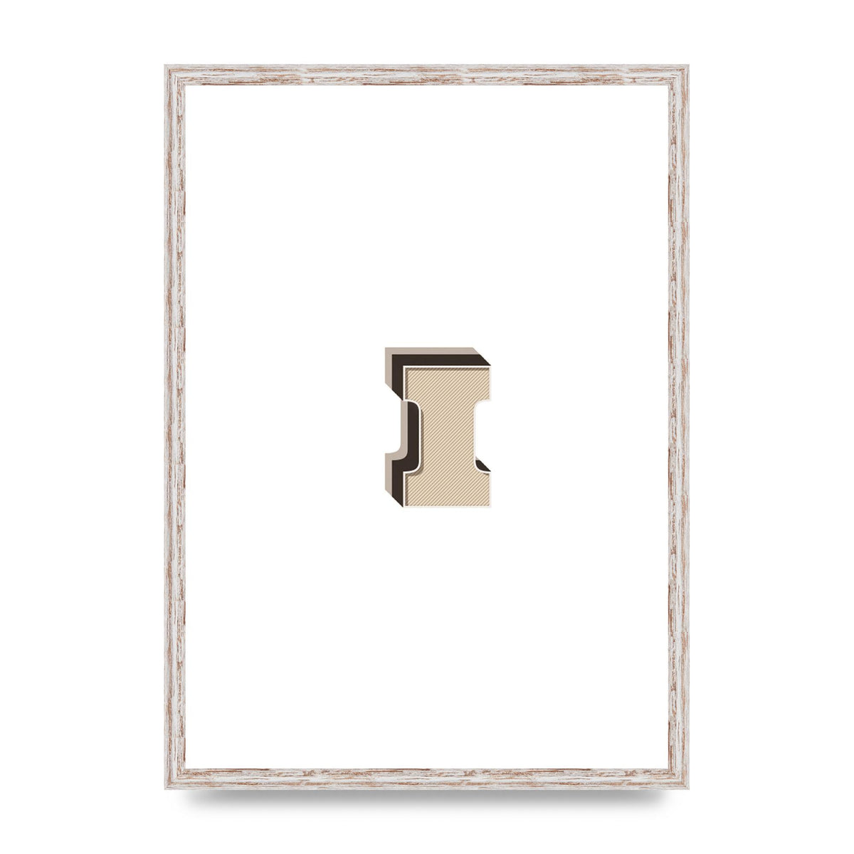 Alphabet Mix Match I" Art For The Home - A2 framed