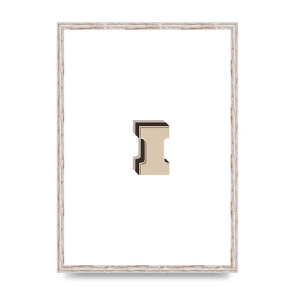 Alphabet Mix Match I" Art For The Home - A2 framed