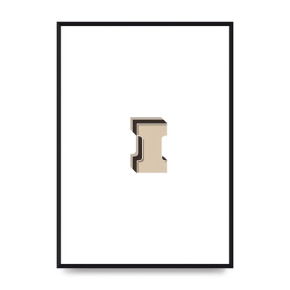 Alphabet Mix Match I" Art For The Home - A2 framed