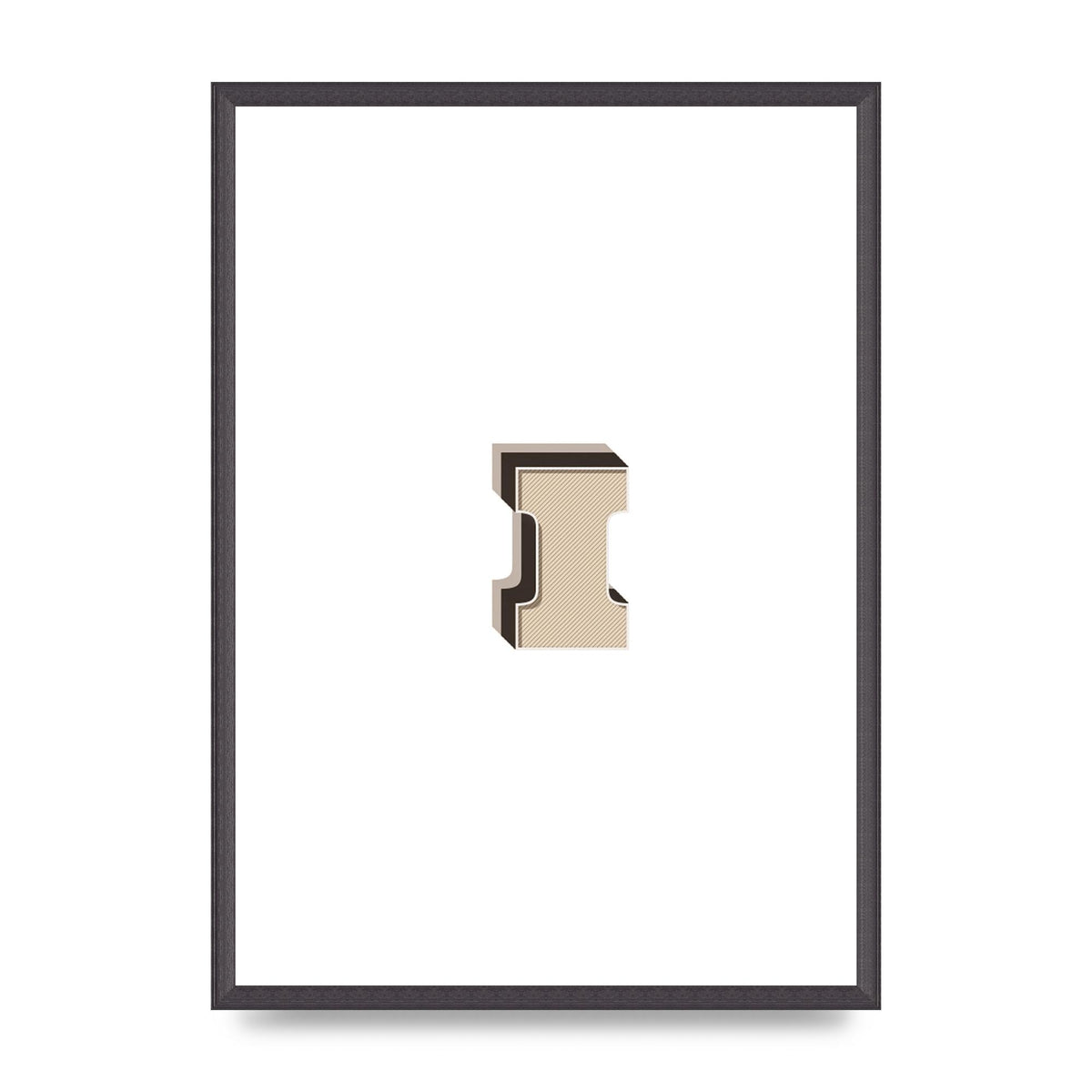 Alphabet Mix Match I" Art For The Home - A2 framed