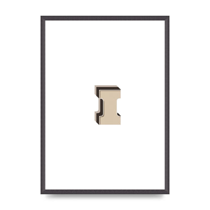Alphabet Mix Match I" Art For The Home - A2 framed