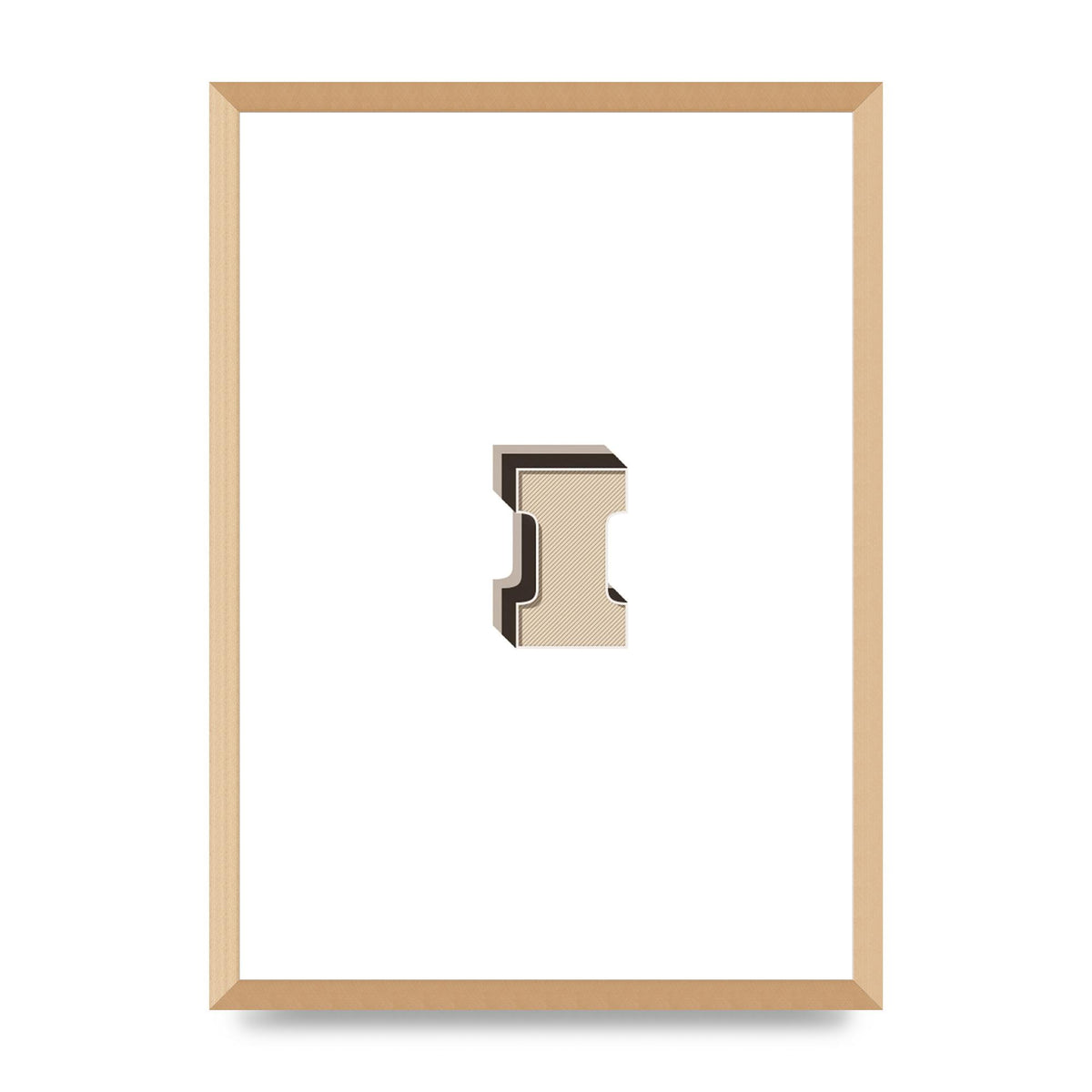 Alphabet Mix Match I" Art For The Home - A2 framed