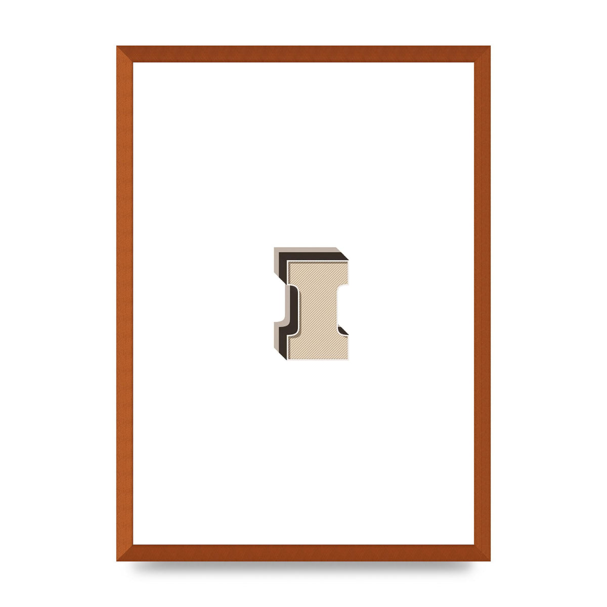 Alphabet Mix Match I" Art For The Home - A2 framed