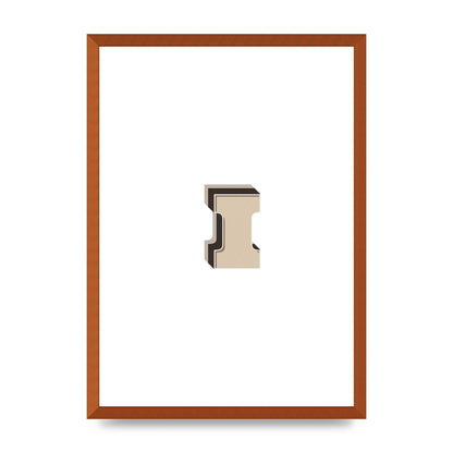 Alphabet Mix Match I" Art For The Home - A2 framed