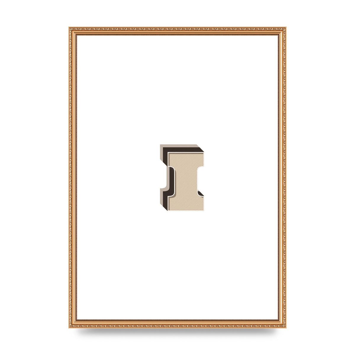 Alphabet Mix Match I" Art For The Home - A2 framed