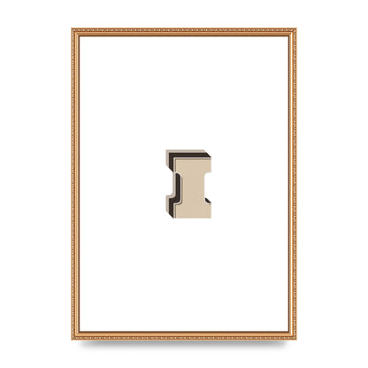 Alphabet Mix Match I" Art For The Home - A2 framed