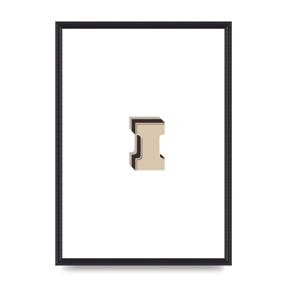 Alphabet Mix Match I" Art For The Home - A2 framed