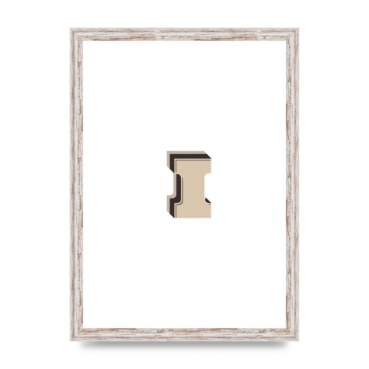 Alphabet Mix Match I" Art For The Home - A3 framed