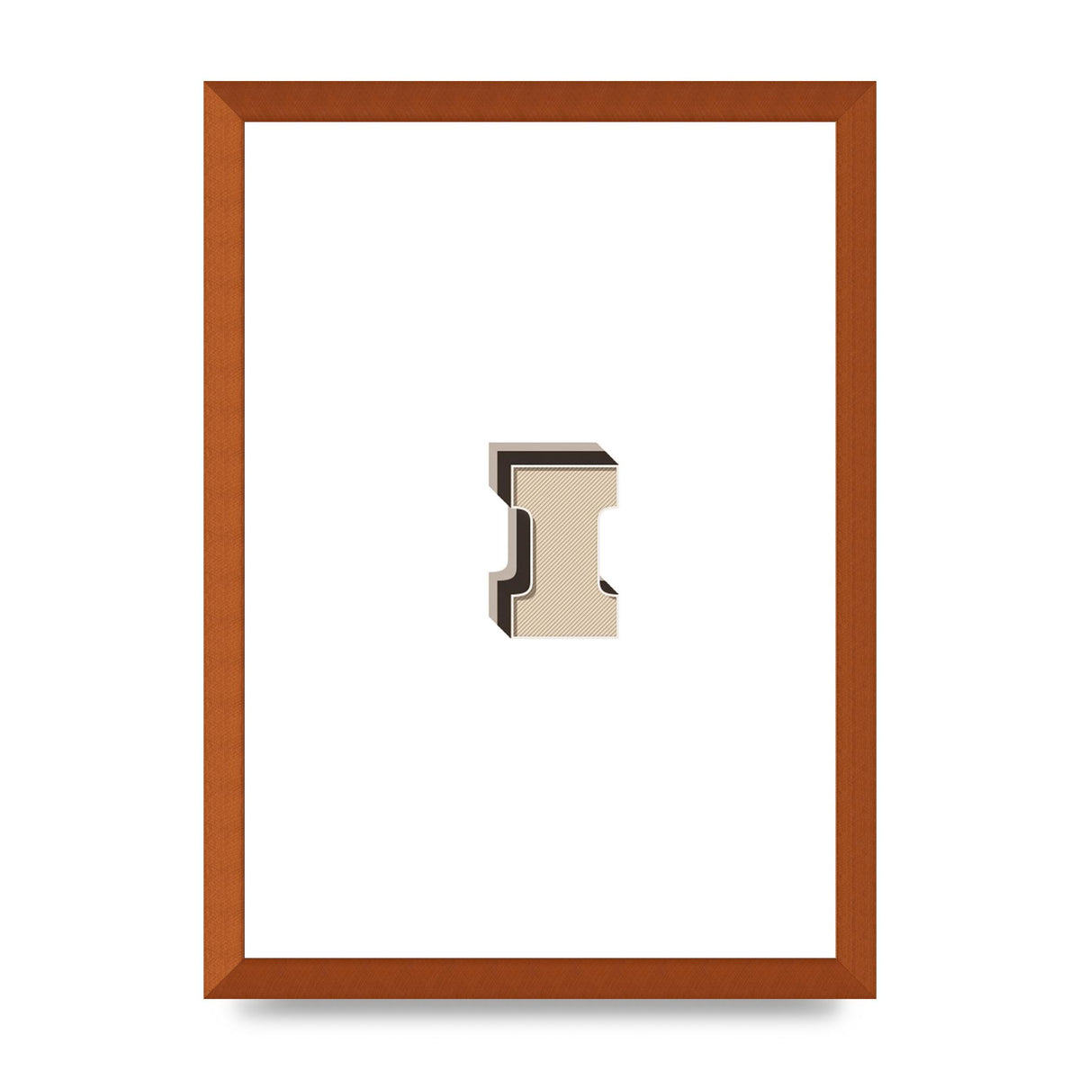Alphabet Mix Match I" Art For The Home - A3 framed