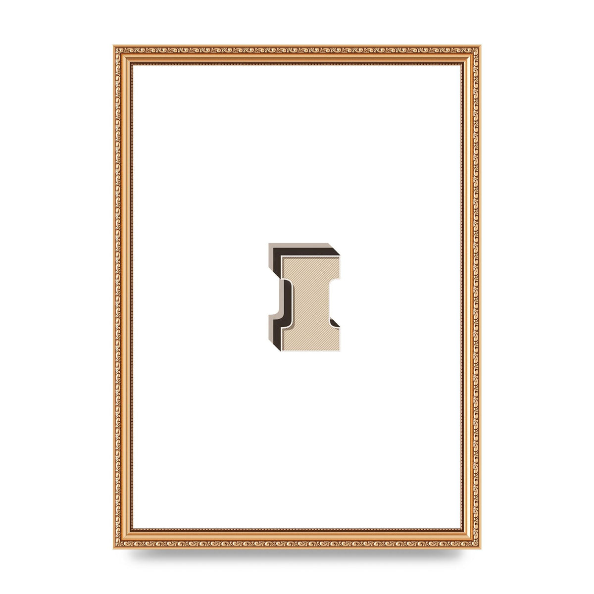 Alphabet Mix Match I" Art For The Home - A3 framed