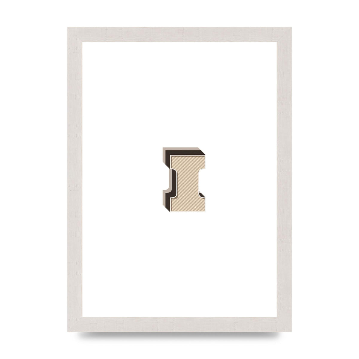 Alphabet Mix Match I" Art For The Home - A4 framed