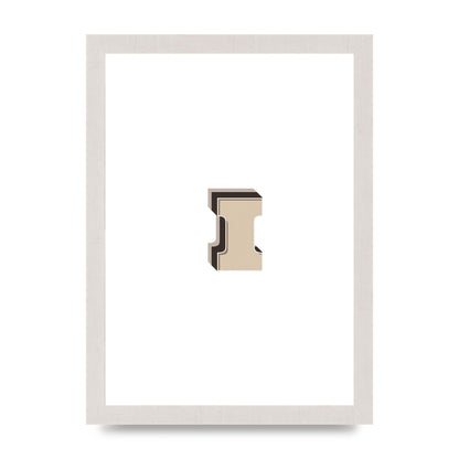 Alphabet Mix Match I" Art For The Home - A4 framed